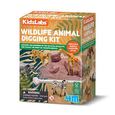 KidzLabs Wildlife Animals Digging Kit