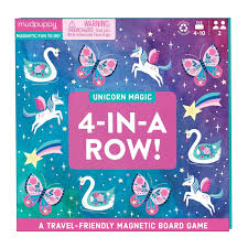 Unicorn Magic 4-In-A-Row! Magnetic Board Game