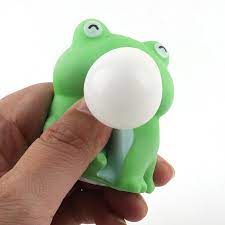 Squishy Blow Bubble Frog