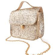 Great Pretenders Skyline Sparkle Party Purse - Gold