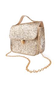 Great Pretenders Skyline Sparkle Party Purse - Gold
