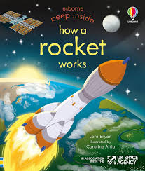 Usborne Lift-A-Flap Look Inside: How a Rocket Works