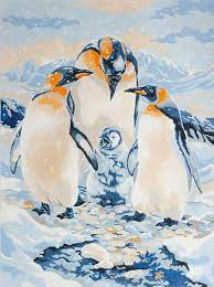 Paint By Number - Penguin Family