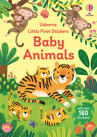 Usborne Little First Stickers - Baby Animals