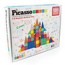 PicassoTiles Magnetic Tile Set - 101pcs