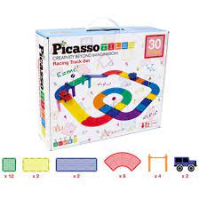 Picasso Magnetic Race Track Set - 30pcs
