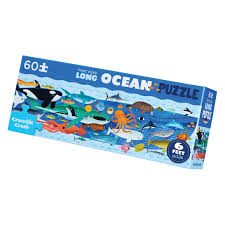 Crocodile Creek 60 Piece Super Duper Long Puzzle - Oceans