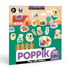 Poppik My First Stickers - Baby Animals