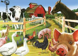 Cobble Hill 35pc Tray Puzzle - Farmyard Welcome
