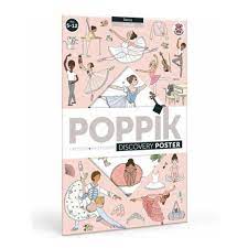 Poppik Discovery Poster and Stickers - Dance