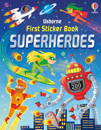 Usborne First Sticker Book - Superheroes