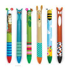 Twice As Nice 2 Color Click Pen - Woodland