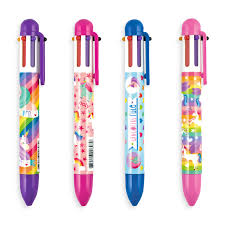 ooly 6 Click Multi Colour Pens - Unique Unicorns