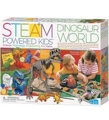 4M Steam Kids Deluxe Dinosaur World
