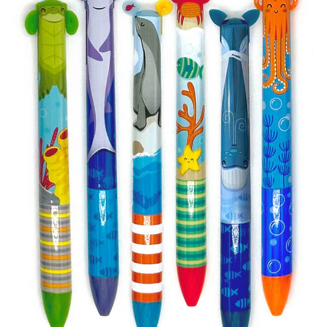 Twice As Nice 2 Color Click Pen - Sea Life