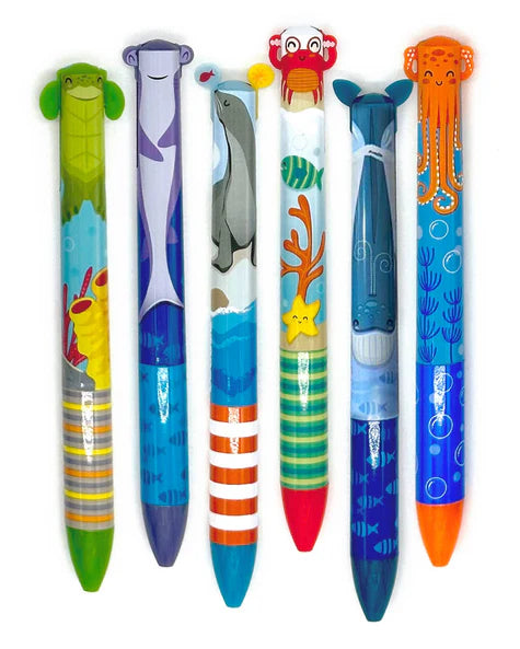 Twice As Nice 2 Color Click Pen - Sea Life