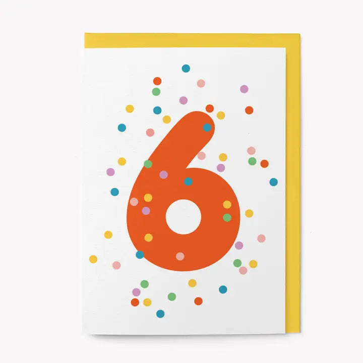 Birthday Card 6th Birthday