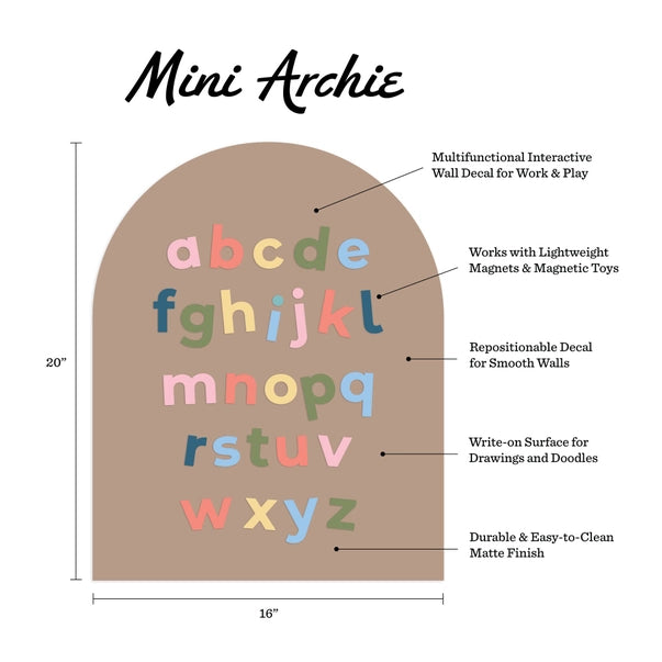 Mini Arch Magnetic Wall Decal - Maple