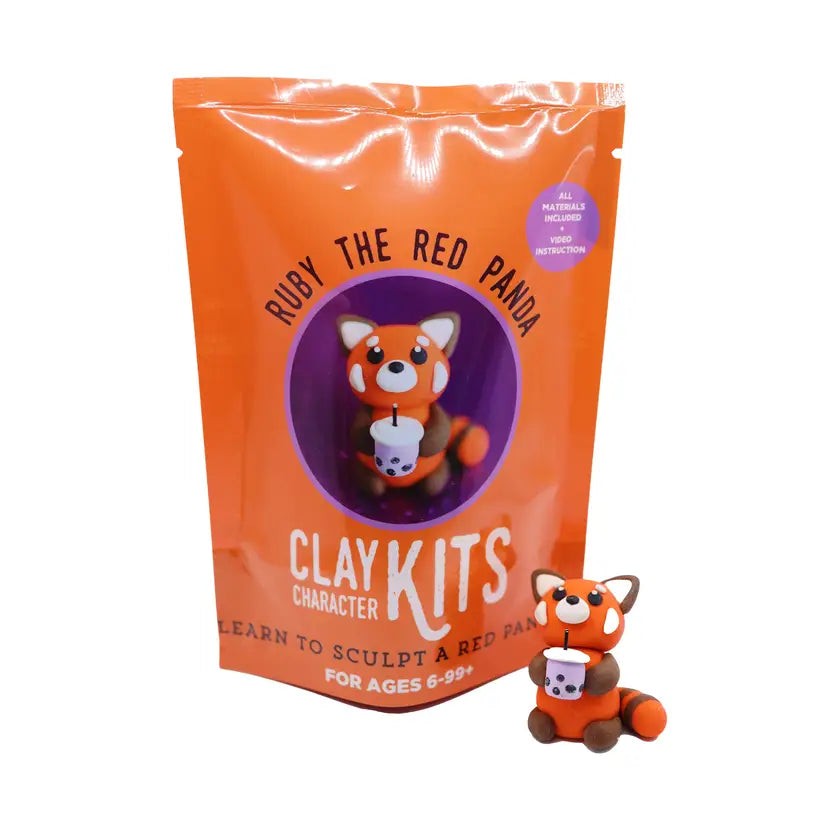DIY Polymer Clay Character Kits - Red Panda