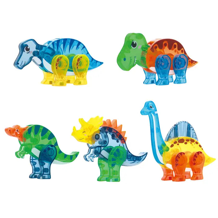 PicassoTiles Dinosaur Action Figure Set - 5pcs