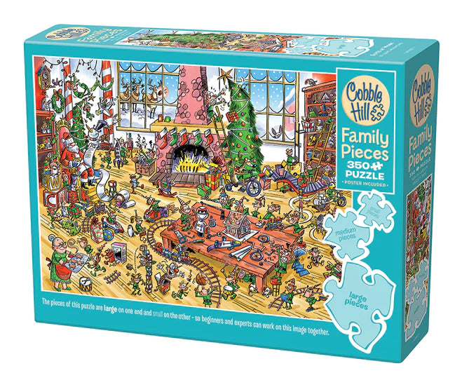 Cobble Hill Family Puzzle 350pc Elves at Work