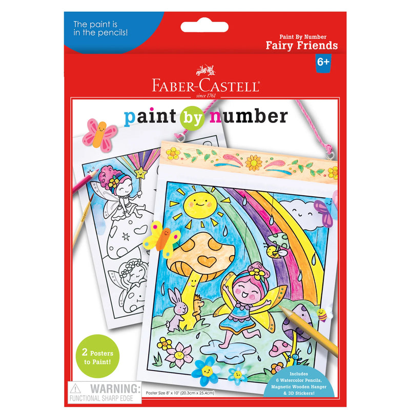 Faber-Castel Paint By Number Wall Art - Fairy Friends