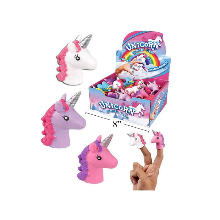 Unicorn Finger Toy - Various Colours