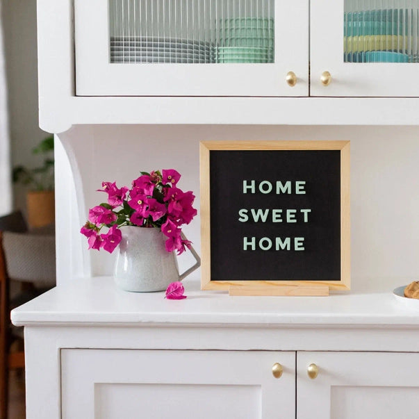 12 x 12 Black Magnetic Chalkboard