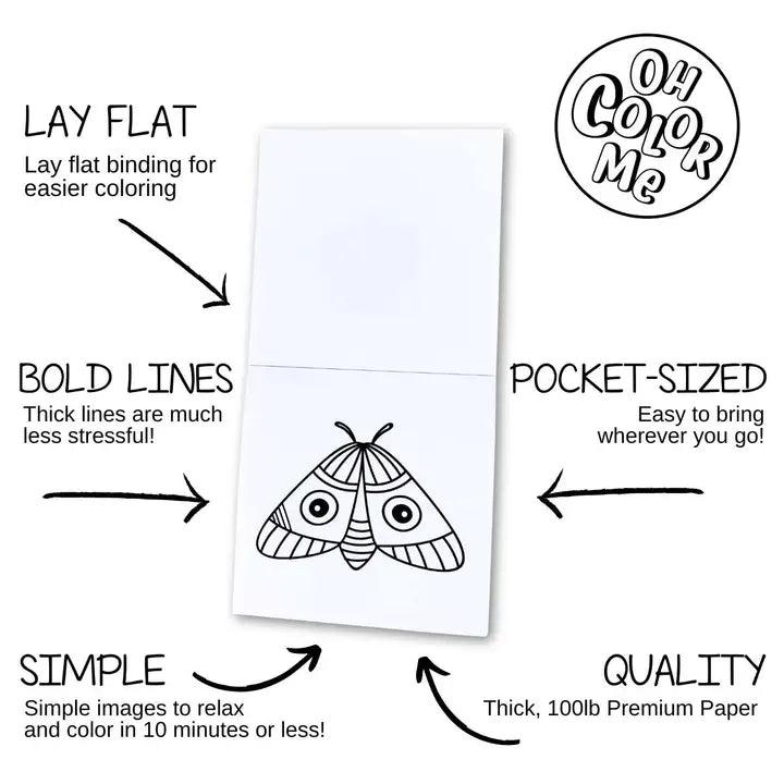 Mini Coloring Book - Various Styles