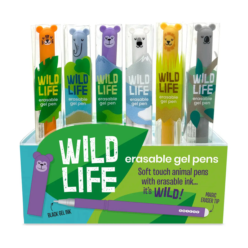 Erasable Gel Pen Wildlife