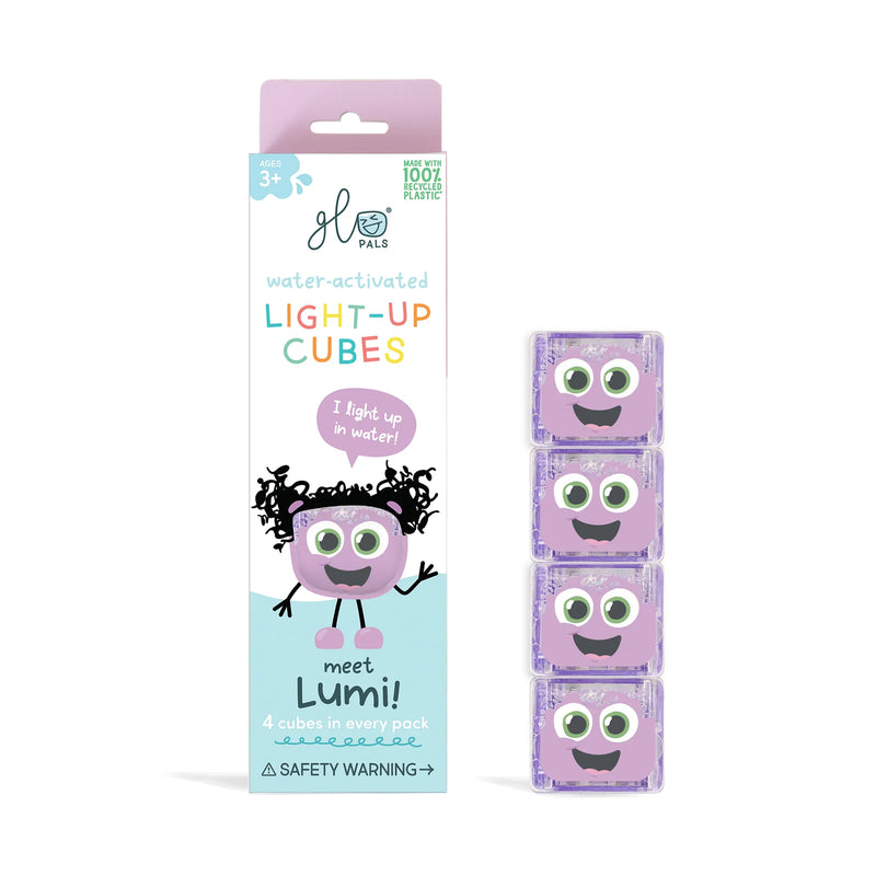 Glo Pals Light-Up Cubes 4 Pack - Various Styles