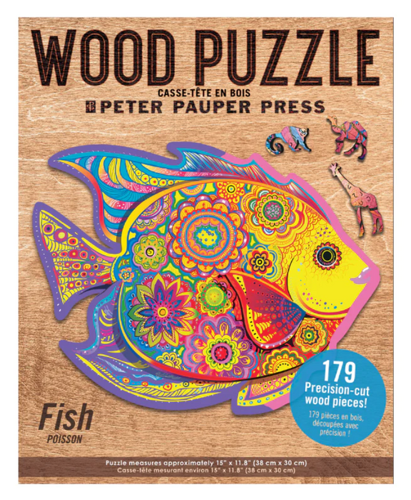 Wooden Fish 179pc Puzzle