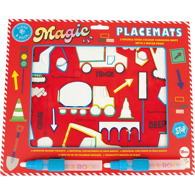 Magic Water Placemats - Comnstruction