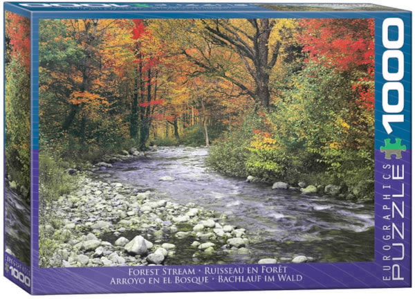 Eurographics 1000 Piece Puzzle  - Forest Stream