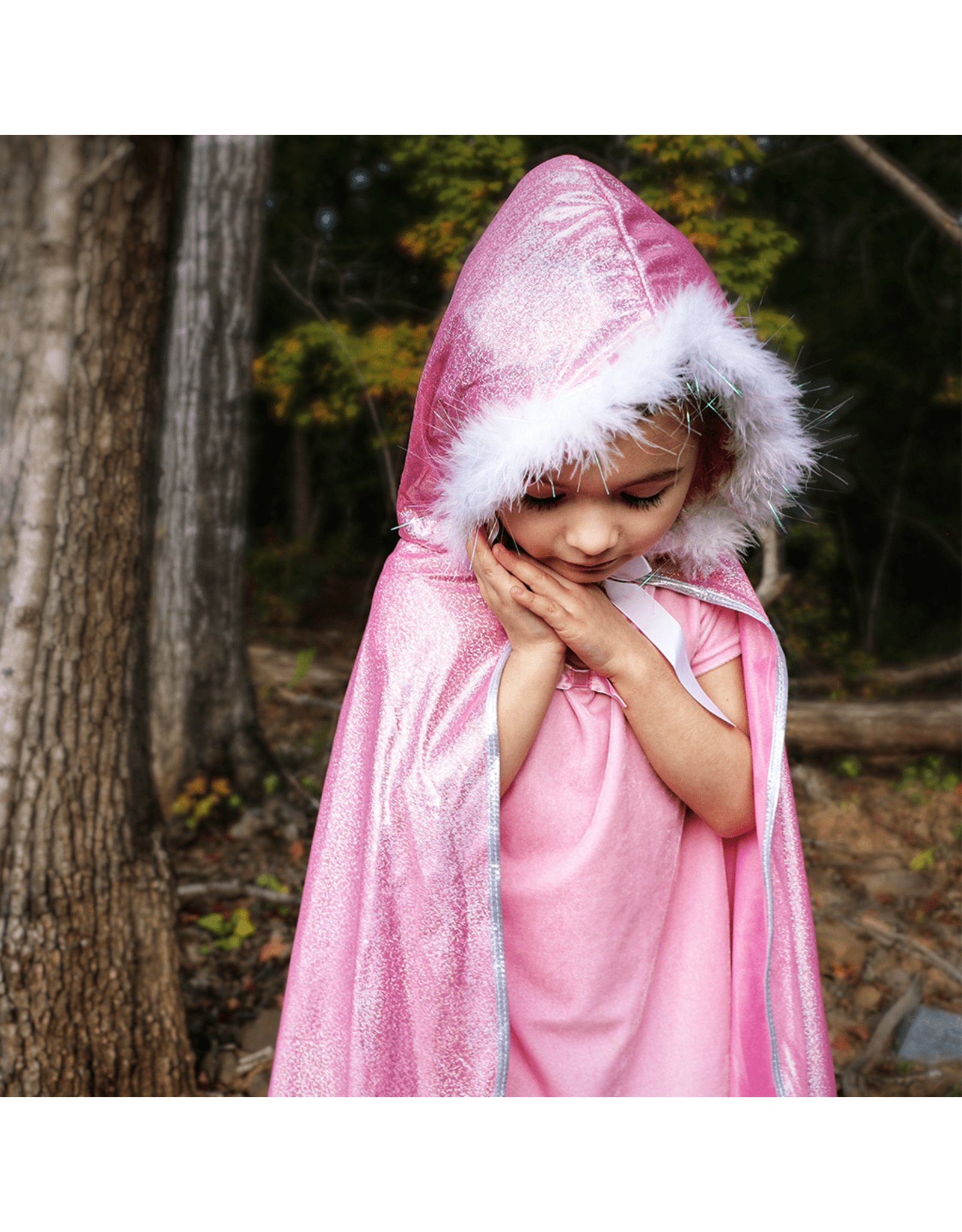 Great Pretenders Glitter Princess Cape - SZ 4-6
