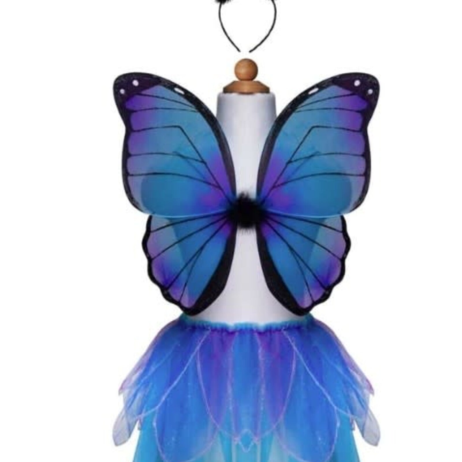 Great Pretenders Midnight Butterfly with Wings and Headband Size: 4-6