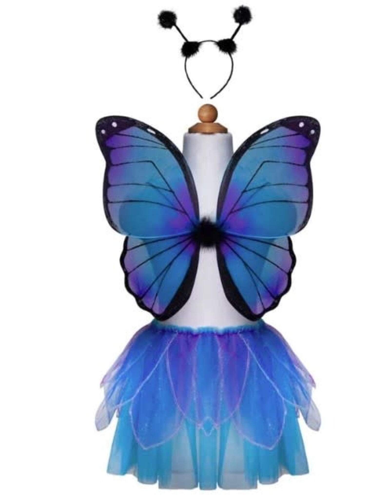 Great Pretenders Midnight Butterfly with Wings and Headband Size: 4-6
