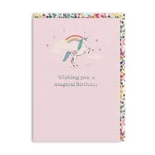 Birthday Card Unicorn Magic