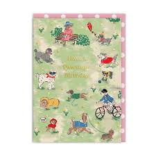 Birthday Card Park Dogs