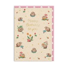 Birthday Card Hedgehogs
