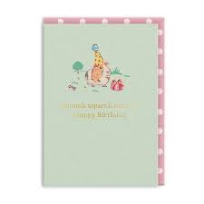 Birthday Card Squeak Squeak Hooray