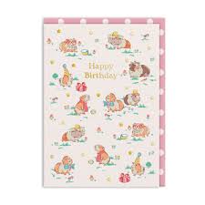Birthday Card Guinea Pigs