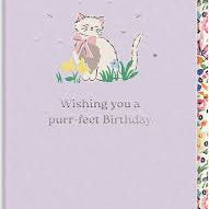 Birthday Card Purr-fect Birthday