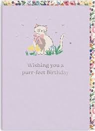 Birthday Card Purr-fect Birthday