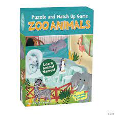 Peaceable Kingdom Match Up Puzzle - Zoo Animals