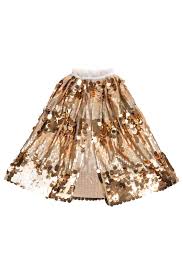 Great Pretenders The 5th Avenue Pailette Cape - Gold SZ 4-6