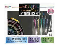 ooly Modern Metallics DIY Sketchbook Kit