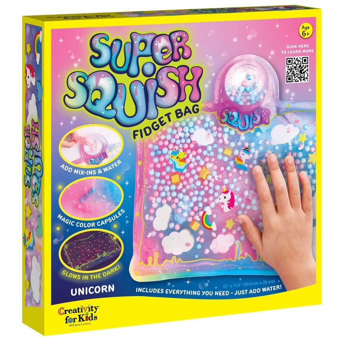 Creativity for Kids Super Squish Fidget Bag - Unicorn