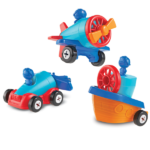 Learning Resources 1-2-3 Build it! Car, Plane and Boat Set