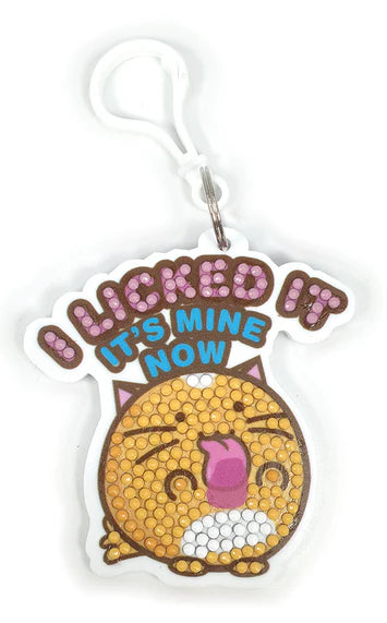 Crystal Art Bag Charm - Fuzzballs